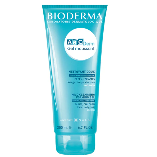 BIODERMA ABCDerm Gel Nettoyant Moussant Doux – 200ml