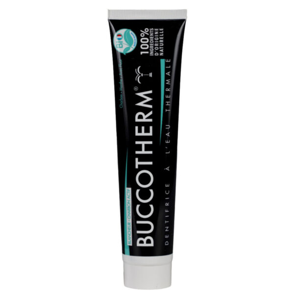 BUCCOTHERM - Dentifrice Bio à l'Eau Thermale Charbon & Menthe 75mL