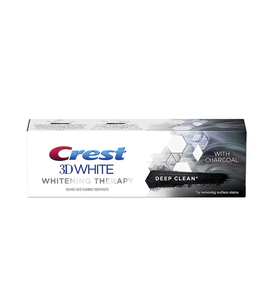 Crest Dentifrice 3D White Charcoal Deep Clean 75ML