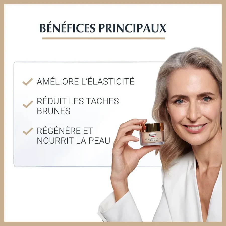 Eucerin – Hyaluron-Filler + Elasticity Soin de Nuit – 50 ml – Image 2